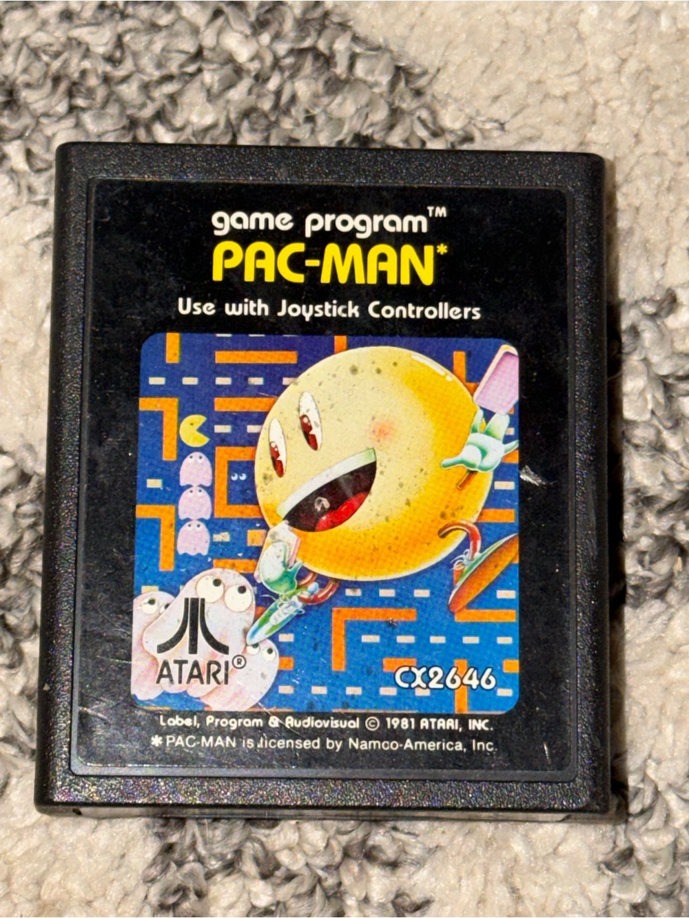 Atari Pac-Man Video Game Classic Vintage Retro Tested Works Great Used Pre Owned